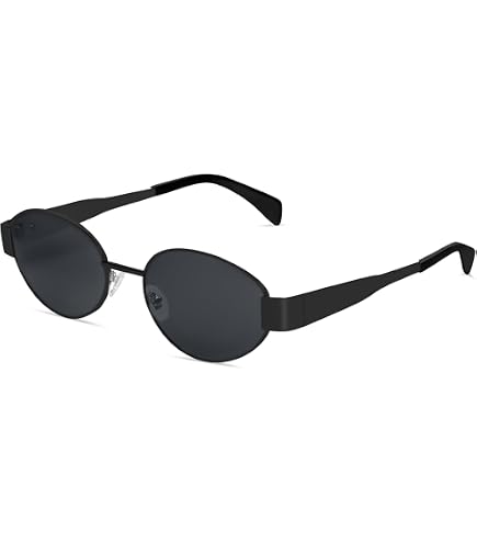 Xpectrum Vintage Retro Oval Sunglasses for Womens Mens, Trendy